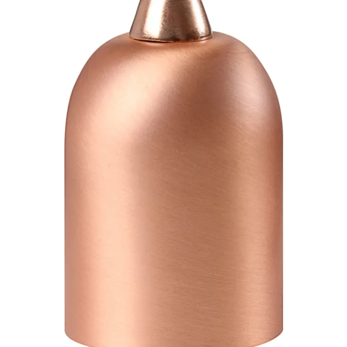 Halo Design E27 metal fatning, børstet kobber