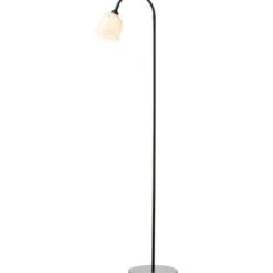 Halo Design Glow gulvlampe, opal/sort, 1-arm