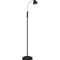 Halo Design Hudson gulvlampe, 1-armet, sort