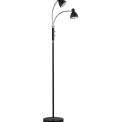 Halo Design Hudson gulvlampe, 2-armet, sort