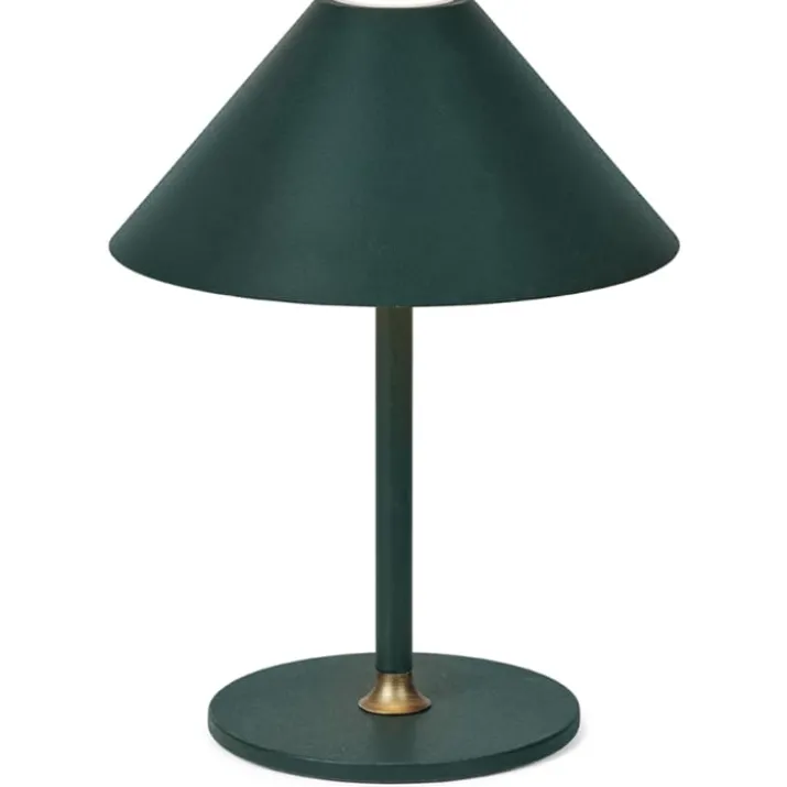 Halo Design Hygge genopladelig bordlampe, H20 cm, mørkegrøn