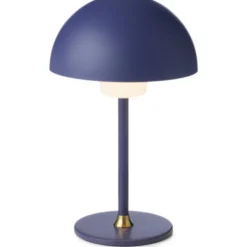 Halo Design Moon Portable genopladelig bordlampe, blå