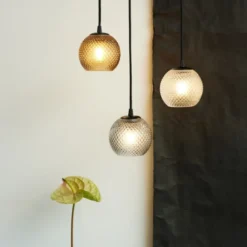 Halo Design Nobb pendel, røgfarvet, Ø12 cm