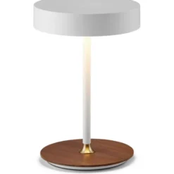 Halo Design On The Move genopladelig bordlampe, hvid