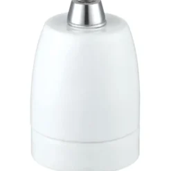 Halo Design porcelæn E27 fatning, hvid