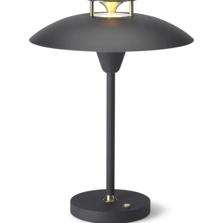 Halo Design Stepp 1-2-3 genopladelig bordlampe, sort