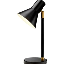 Halo Design Style bordlampe, sort