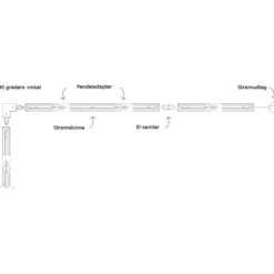 Halo Design Track 1F strømskinne, hvid, 1,2 meter