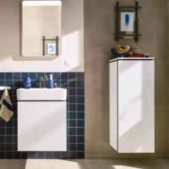 Hansgrohe Xarita Lite Q spejl med lys, 50x70 cm, hvid