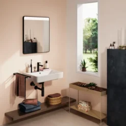 Hansgrohe Xarita Lite Q spejl med lys, sensor, 60x70 cm, sort
