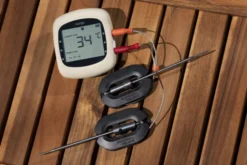 HerQs Easy BBQ, stegetermometer med trådløs display, appstyret