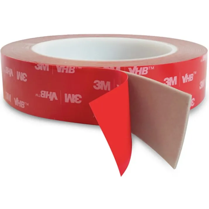 Hilux dobbeltklæbende tape, 5 meter, 25 mm