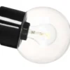 Ifö Classic Globe væglampe, Ø15 cm, sort