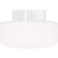 Ifö Electric Solenne loft-/væglampe, hvid, Ø25 cm