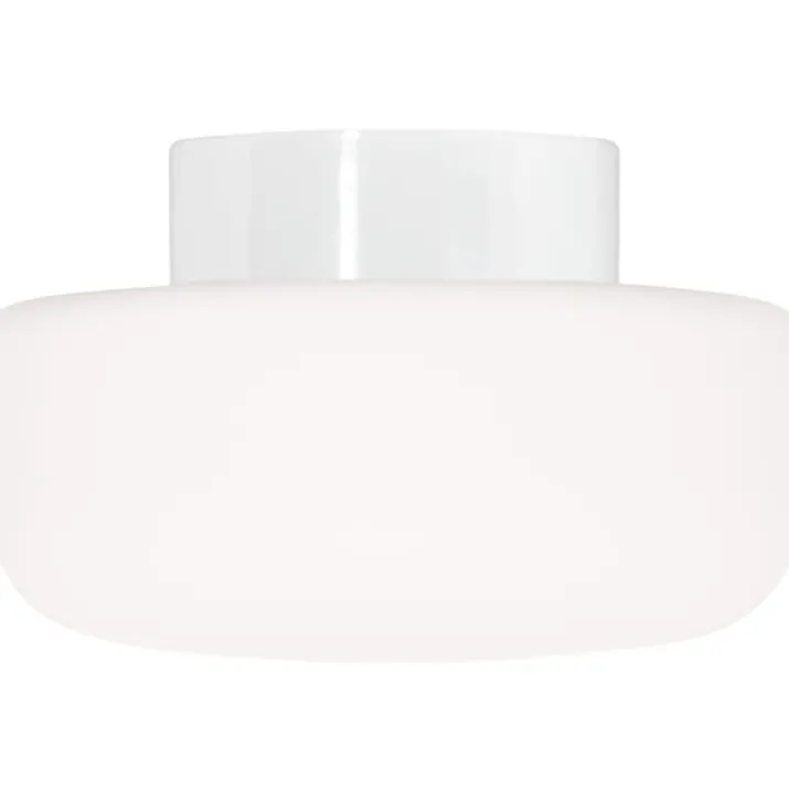 Ifö Electric Solenne loft-/væglampe, hvid, Ø25 cm