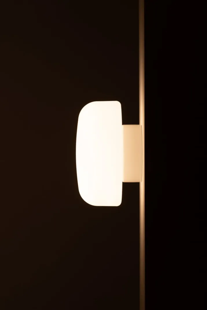 Ifö Electric Solenne loft-/væglampe, hvid, Ø25 cm