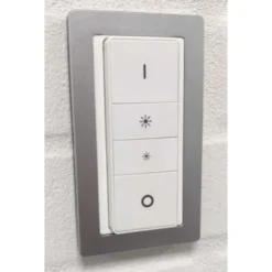 Indsats til Philips Hue dimmer med LK pure design ramme, hvid