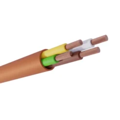 JMV CTS signalkabel, halogenfri, brun, 4x1,5 mm²