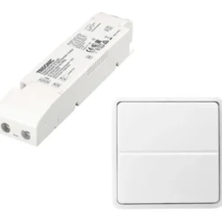 Jumitech Trådløs LED driver 35W/24V & parret 2-tryk