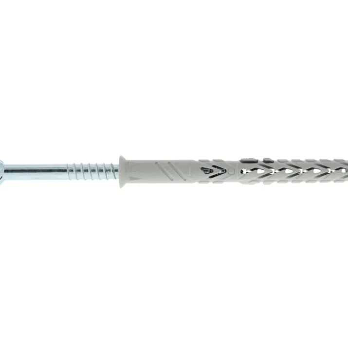 Karmdybel m/krage, 10 x 120 mm, 50 stk.