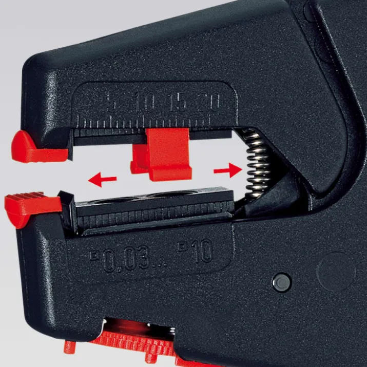 Knipex afisoleringstang, 0,03-10,0 mm², selvindstillelig