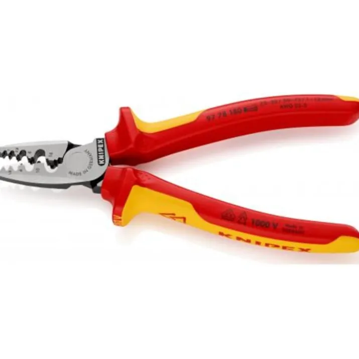 Knipex crimptang til kabeltyller, 180 mm