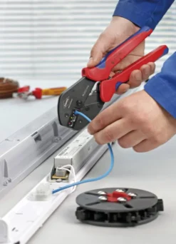 Knipex multicrimptang med 5 skifteindsatser, 250 mm