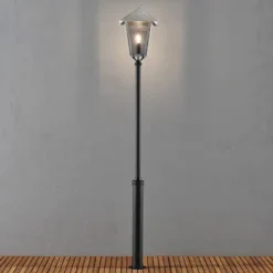 Konstsmide Benu parklampe, galvaniseret stål