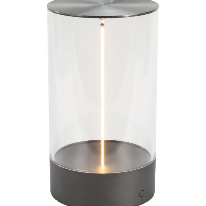 Konstsmide Edison udendørs genopladelig bordlampe, 23 cm