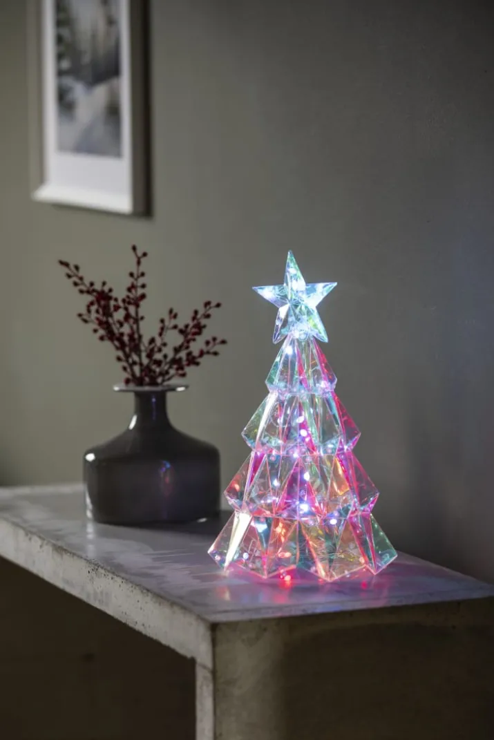 Konstsmide juletræ med diamant effekt og lys, 30cm