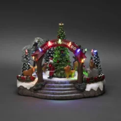 Konstsmide zoologisk have julelandskab