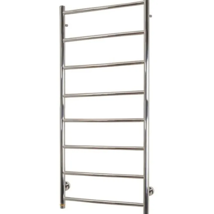 Kriss Polaris håndklædetørrer, el, 50x120 cm,poleret rustfrit stål