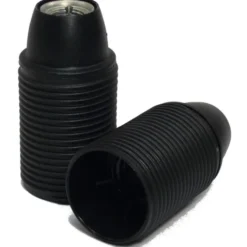 Kronefatning E14, Sort