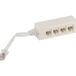 Lan-Com telesplitter for 4xRJ45 stik