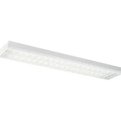 Lareno Modus kontorarmatur for 2 x LED rør, hvidt gitter