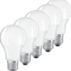 Ledvance Classic E27 standardpære, 2700K, 8,5W, 5-pak