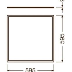 Ledvance Compact panel, 60x60 cm, 4000K