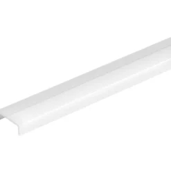 Ledvance dækskinne til medium aluprofil 1 og flad aluprofil 1, opal, 1 meter