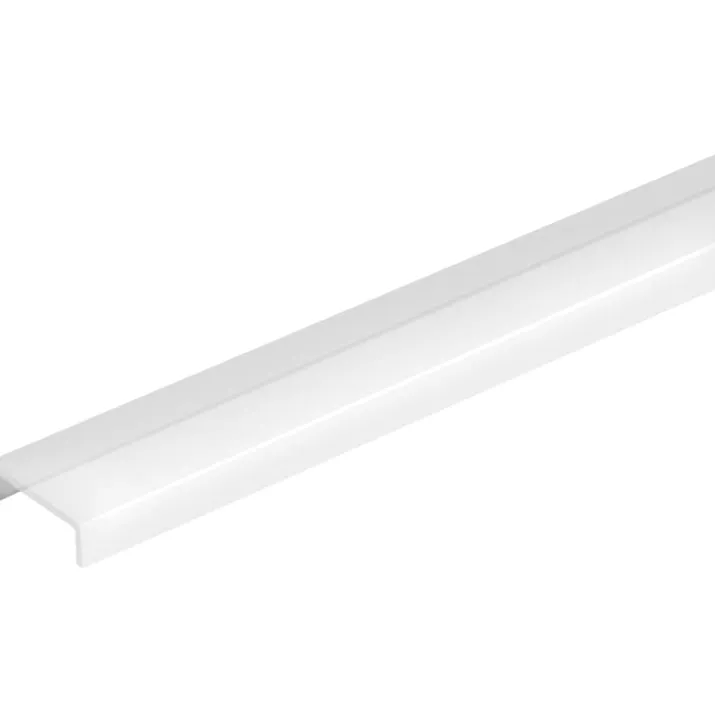 Ledvance dækskinne til medium aluprofil 1 og flad aluprofil 1, opal, 1 meter