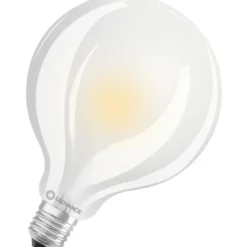 Ledvance Parathom E27 globepære, 2700K, 11W, Ø9,5 cm