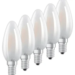Ledvance Parathom E14 kertepære, 2700K, 4W, 5-pak