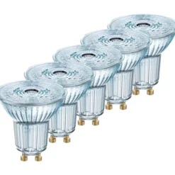 Ledvance Parathom GU10 spotpære, 4000K, 4,3W, 5-pak