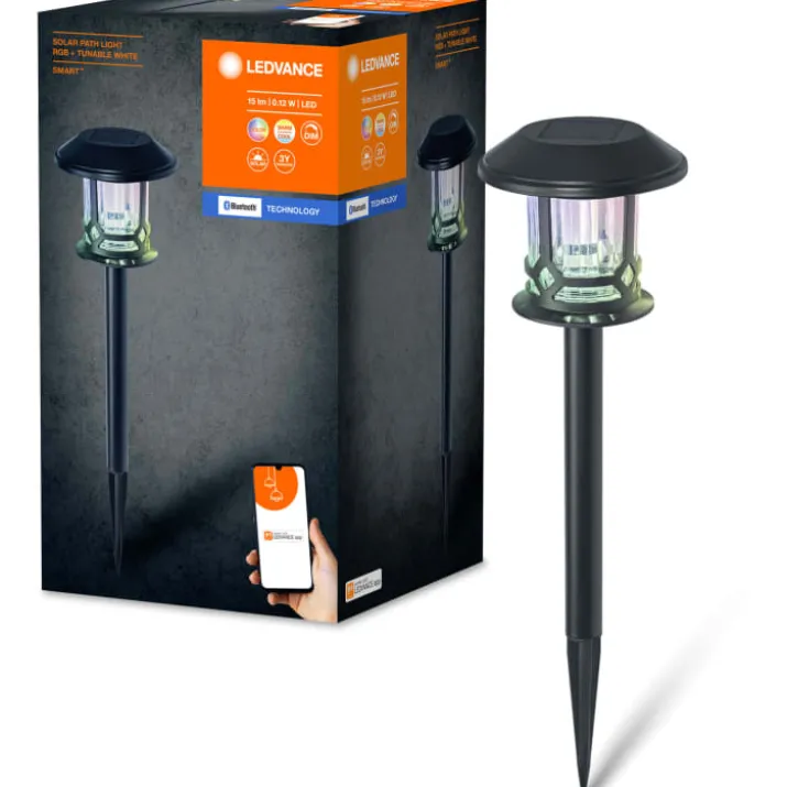 Ledvance Smart+ Wifi solcelle bedlampe, farveskift + hvid, 0,15W