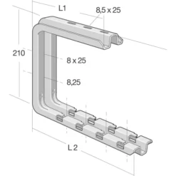 Legrand CSNC loftophæng til gitterbakke, 100 mm