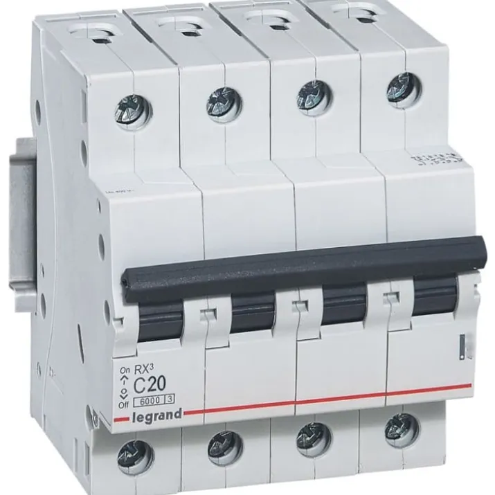 Legrand RX3 automatsikring kl. C, 4P, 10A