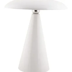Leitmotiv Phoebe genopladelig bordlampe, hvid