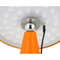 Leitmotiv Phoebe genopladelig bordlampe, orange