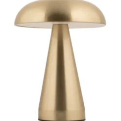 Leitmotiv Rachel genopladelig bordlampe, messing