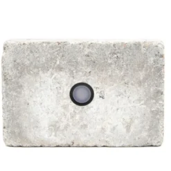 Light By Juhl holmegaardsten med Cosmos sort spot, 14x21x5,5 cm, grå