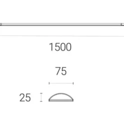 4lite Advantage Twin lysarmatur, 40W, 150 cm